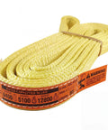 Straight Up Heavy Duty Endless Nylon Lifting Slings Made In Usa With A 1 Inch By 8 Feet Loop Built Like A Tank for rigging, 8ft yellow sling