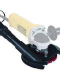 Universal Dust Shroud Attachment For Angle Grinders That Handles 6 To 9 Inch Sizes With Rugged Glass Filled Nylon Build