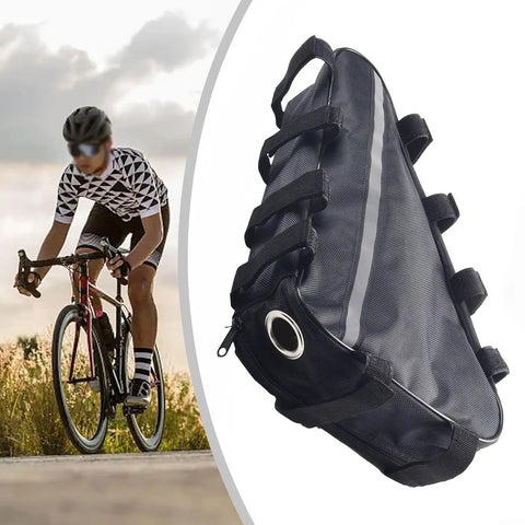 Triangle Ebike Battery Bag For Frame Mount Heavy Duty Lithium Ion Battery Pouch For 24V To 72V Systems Hanging Bike Case For Mountain And Road Bikers Secure Stable Power Pack Storage On Every Ride