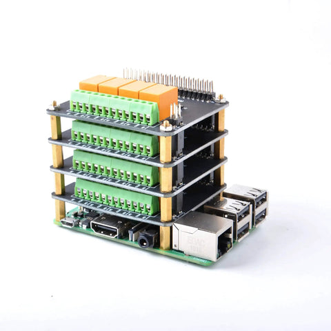4 Channel Relay Module for Raspberry Pi High Voltage Switching Board Plug and Play Home Automation Add On for Pi 4B 3B Plus 3