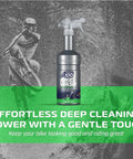 All Purpose Bike Wash Gel For Bicycles And E-Bikes That Lifts Dirt And Grime From All Surfaces, No Run Formula Keeps Your Finish Shiny, Dries Clean, And Makes Next Washes Faster And Easier, Great For Brakes, Drivetrain, And Wheels, 500ml bottle