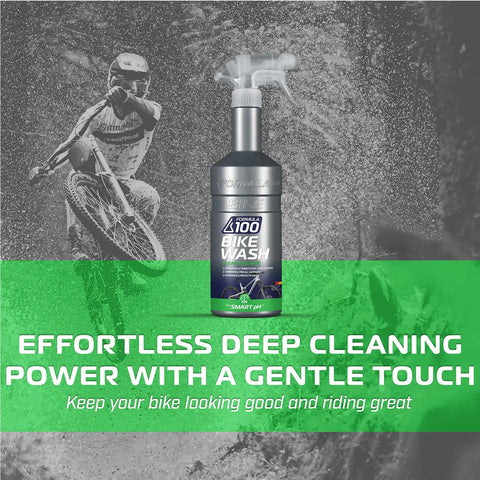 All Purpose Bike Wash Gel For Bicycles And E-Bikes That Lifts Dirt And Grime From All Surfaces, No Run Formula Keeps Your Finish Shiny, Dries Clean, And Makes Next Washes Faster And Easier, Great For Brakes, Drivetrain, And Wheels, 500ml bottle