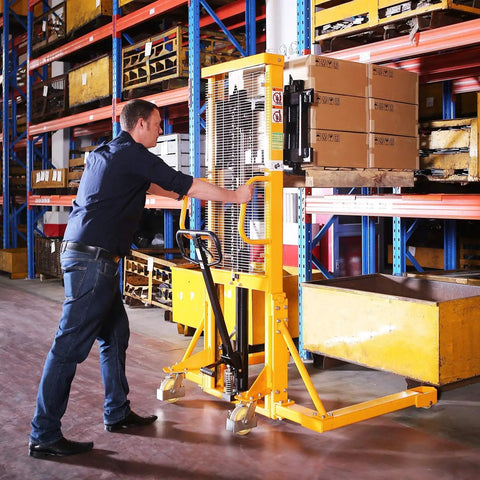 Heavy Duty Hydraulic Lift Table Cart With Double Scissor Mechanism And Broad Adjustable Forks For No Sweat Pallet Moving Simple Foot Pump Action And Quick Release Drop Control Engineered For Real World Jobs