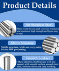 Product details of Durable 12 Pack 3mm By 300mm Stainless Steel Round Rods Dope For DIY Projects And Metalworking Apalie 304