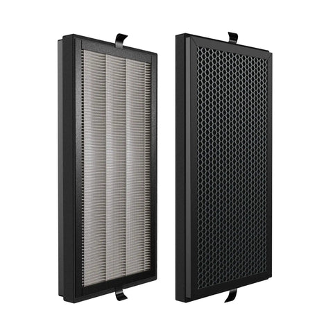 True HEPA Replacement Filter Set For VAP1 PureFlow Wi Fi Air Purifier 2 Pack Easy Install Up To 12 Month Filter Life 43 X 22 X 4 Cm