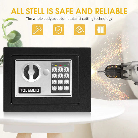Extra Large Heavy Duty Home Safe Fireproof Waterproof Anti Theft Digital Safe Box with drill testing durability
