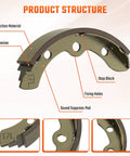 Product structure of Brake Shoes Spring Kit For Club Car DS And Precedent Golf Carts 1995 And Up, showing 17L shoe details