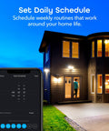 Outdoor Smart Floodlight for Your Porch 2700K to 6500K Dimmable LED Bulb 11W 1000 Lumens E26 PAR38 WiFi Enabled displayed