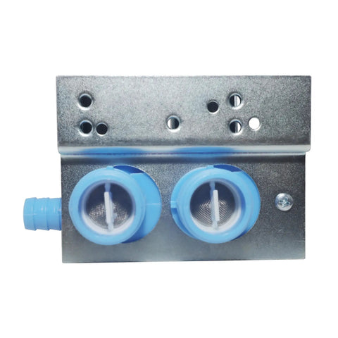 Gasket Inlet Valve Assembly With Mounting Brackets For Whirlpool And Kenmore Washers Fits Models 292197 3349451 front view