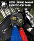 Magnetic Landing Pads For Golf Accessories Towel Rangefinder Flask And Speaker With Quick Access Mounts On Your Golf Bag Built