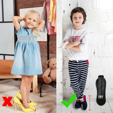 Dope Foot Size Gauge For Realistic Shoe Sizing, Easy To Use Foot Measurement Device, Portable ABS Plastic Ruler, Lightweight Foot Length Tool For Sneakers Boots And Dress Shoes, for kids