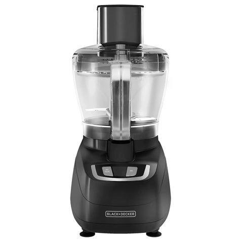 8 Cup Food Processor With Pusher And Food Chute, Big Work Bowl For Easy Slicing And Shredding, Dishwasher Safe Removable Parts