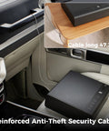 Biometric Gun Safe For Handgun With Quick Grab And Go Access In Under One Tenth Of A Second Three Way Fingerprint And Keypad Safe in car