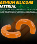 Tow Hook Cover Kit For Ford F150 And Bronco Models 2004-2026 With Tremor Orange Silicone Rubber Upgrade, UV-treated material