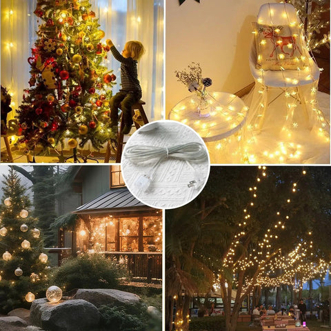 Clear 10 Foot Extension Cord With Flat Plug For Indoor Use Slim 2 Prong Power Cable See Through Design For Christmas Lights Lamps
