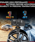 Preprogrammed 433 Mhz Tire Pressure Sensor Part Number 13533166 with performance battery temperature ratings.