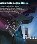 Guitarist using Wireless Guitar System With Charging Case For Electric Guitar And Bass Two Point Four GHz Transmitter