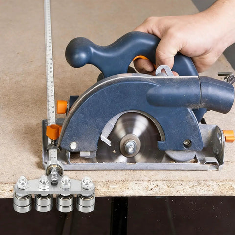 Circular saw with Positioning Calipers For Accurate Cuts And Easy Wood Cutting, Adjustable Stainless Steel Circular Saw Precision Guide