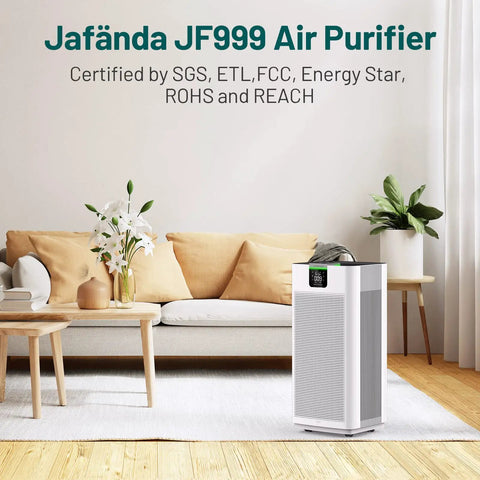 Air Purifier Replacement Filter 2 Pack For JF999 3 In 1 True HEPA 13 With Activated Carbon Easy Install Captures Allergens Dust Bacteria Tobacco Smoke For Cleaner Air In Home Or Office