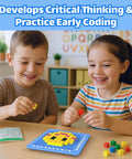 Children playing with Pixel Art Kit For Kids Creative STEM Toy With Arts And Crafts Fun Kid Friendly Educational Science Activities