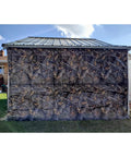 No Nonsense Tough 9 Mil Tarp Cover Waterproof UV Resistant Tarpaulin covering side of building outdoors