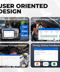 User-oriented design features of AD500 OBD2 Scanner All In One Diagnostic Tool With Full OBD2 Functions And Four System Diagnostics