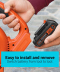Easy to install and remove 20V Max 15 Ah Lithium Ion Rechargeable Power Tool Battery Built Like A Brick for cordless tools.