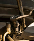 Impact Socket Set Three Eighths Inch Drive 67 Piece Master Kit With Shallow And Deep Sockets in use on engine bolt