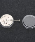 6498 Automatic Watch Movement Replacement Part, High Precision Alloy Mechanism, glossy finish, round case view