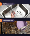 Smart Wireless Meat Thermometer With Four Probes And IP67 Waterproof Design, dual sensors, dishwasher safe