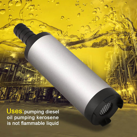 Heavy Duty 12V Submersible Water Pump Delivers Smooth 200 GPH Flow And Kickin 8500 RPM Power For Kerosene Handling