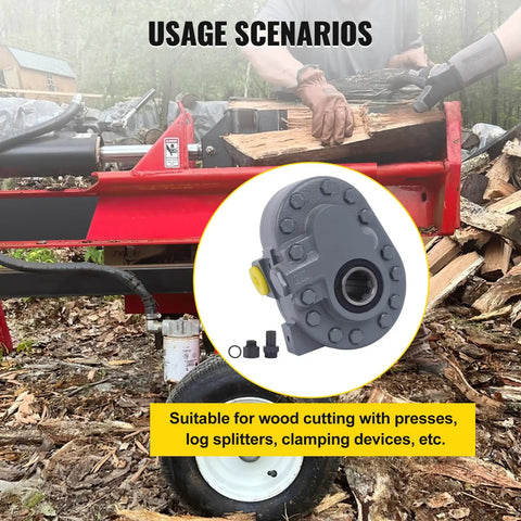 Rugged Hydraulic PTO Pump With 7.4 GPM Flow And 2500 PSI, 540 RPM, SAE 16 Inlet And SAE 12 Outlet, Built For Dump Trailers, Log Splitters, And Scissor Lifts, A Real Workhorse For Tractors And Heavy Machinery