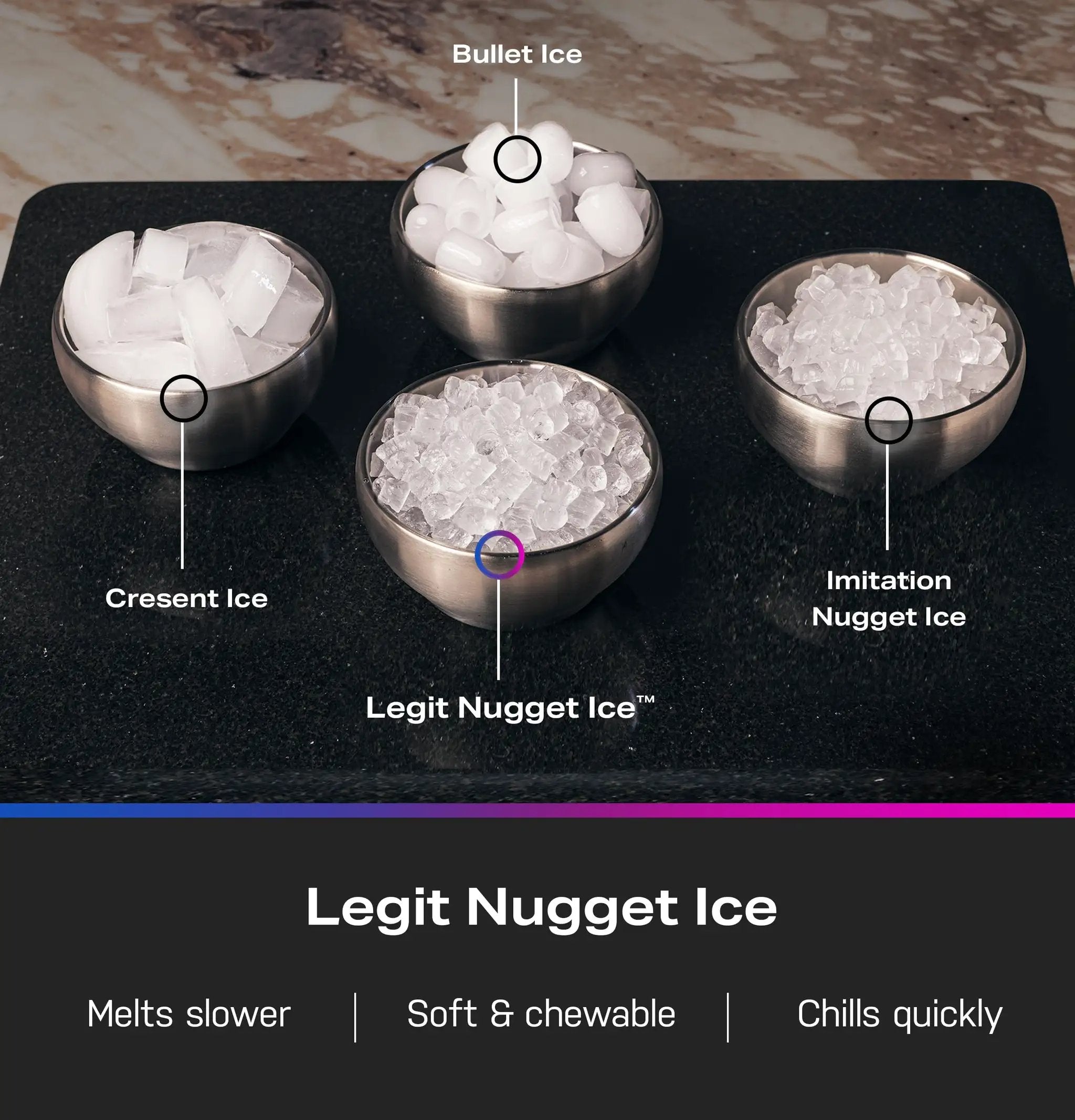 Opal 2.0 XL Nugget Ice Maker - Compact & WiFi Ready ✓