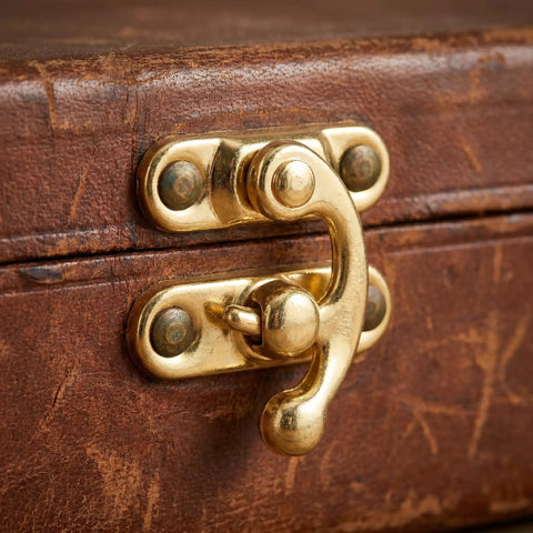 Old School Vintage Iron Hasp Latch Set 24 Pack For Jewelry Boxes Suitcases Treasure Boxes And Tool Boxes Cabinet Swing Locks