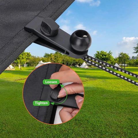 Heavy Duty Tarp Clips With Lock Grip Clamp 20 Pack For Tarps Tents Pool Covers Car Covers And Awnings Shark Tooth Fasteners