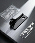 Beefed Up Steel Starter Bracket And Starter Brace Quick Bolt Up Swap For Gm 6.2L 6.5L Diesel Truck Engine 1988 To 2002 steel mounting bracket on metal surface.