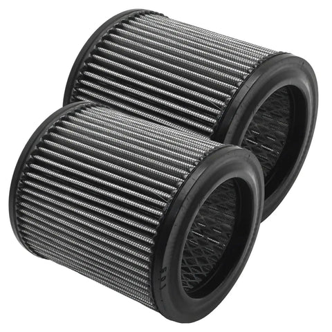 Two-pack air filters for Ingersoll Rand Compressor 2545 7100 series, cylindrical, mesh design, for replacing 32165466, 54726518