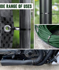 Heavy Duty Stainless Steel Zip Ties 11.8 Inch 100 Count For Outdoor Use Built For Tough Yard Jobs 198 Lb Tensile Strength UV Resistant 304 Stainless Cable Ties securing fencing, cables, and exhaust.