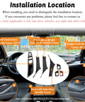 BMW 5 Series No-Remove Interior Door Pull Handle Sticky Cover Kit For F10 F11 installation diagram and parts layout