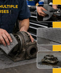 Get That Spill Ready Universal Absorbent Mat Roll 15 Inches By 50 Feet For Shops With 4 Rolls, Absorbing Up To 6 Gallons Per Roll, Perfect Gray Sorbent Pad For Oil Water Coolant And Hydraulic Fluids In Your Garage Or Warehouse.