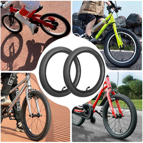 Two Pack 12.5 Inch Inner Tubes With Bent Valve Stems Thickened For Extra Comfort 12.5X2.25 Bike Tubes for various bikes