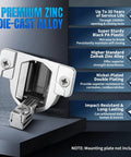 8 Pack Cabinet Hinges Replacement For Compact 31 And 33 Self Closing 110 Degree And 120 Degree Screw On With Wood Screws Included Mounting Plate Not Included Direct Replacement For Older Compact 31 Hinges Requires Re drilling Of Wood Screw Holes. silver zinc die-cast cabinet hinge close-up