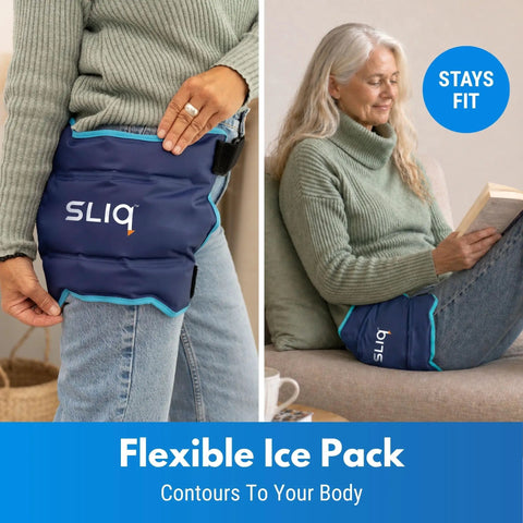 Hip Surgery Recovery Kit For Seniors Seven Piece Aftercare Set With Ice Pack Grabber Tool Leg Lifter Sock Aid Waterproof Bandages And More Made Easy For Hip Replacement Recovery