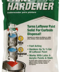 Paint Hardener For Latex And Acrylic Paints 12 Pack, Quick Acting Solution That Harden Leftover Paint In Minutes packaging