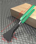 Heavy Duty Sheet Metal Hand Seamer With Straight 45 Degree And 90 Degree Jaws For Precise Bending And Flattening, Ideal For Workshop And Roofing Projects On Site, shown on textured metal surface with measurements.