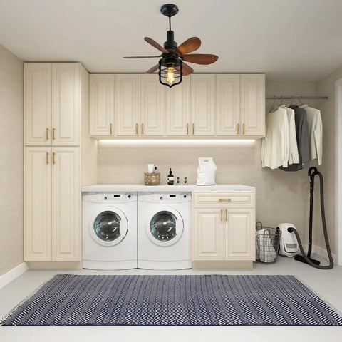 20 Inch Ceiling Fan With Light Socket And Remote installed in laundry room, vintage industrial socket fan light above washer and dryer