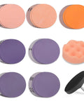 Car Headlight Restoration Kit with 3 Inch Lens Polishing Discs and Buffing Pads for Drill, showing discs and pad variety, 30 piece set.