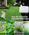 2 Gallon Battery Powered Sprayer With Automatic Pump, 2200mAh Battery, 3 Nozzles, ergonomic spraying on lawn and garden