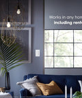 Cync Dimmer Smart Switch Wire Free With Bluetooth Control And White Tones No Wiring Required Touch Light Switch on wall