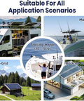 Usage scenarios for 12V 100Ah LiFePO4 Battery with Built In 100A BMS Group 31 for RVs, marine, trolling motors, off-grid, backup power